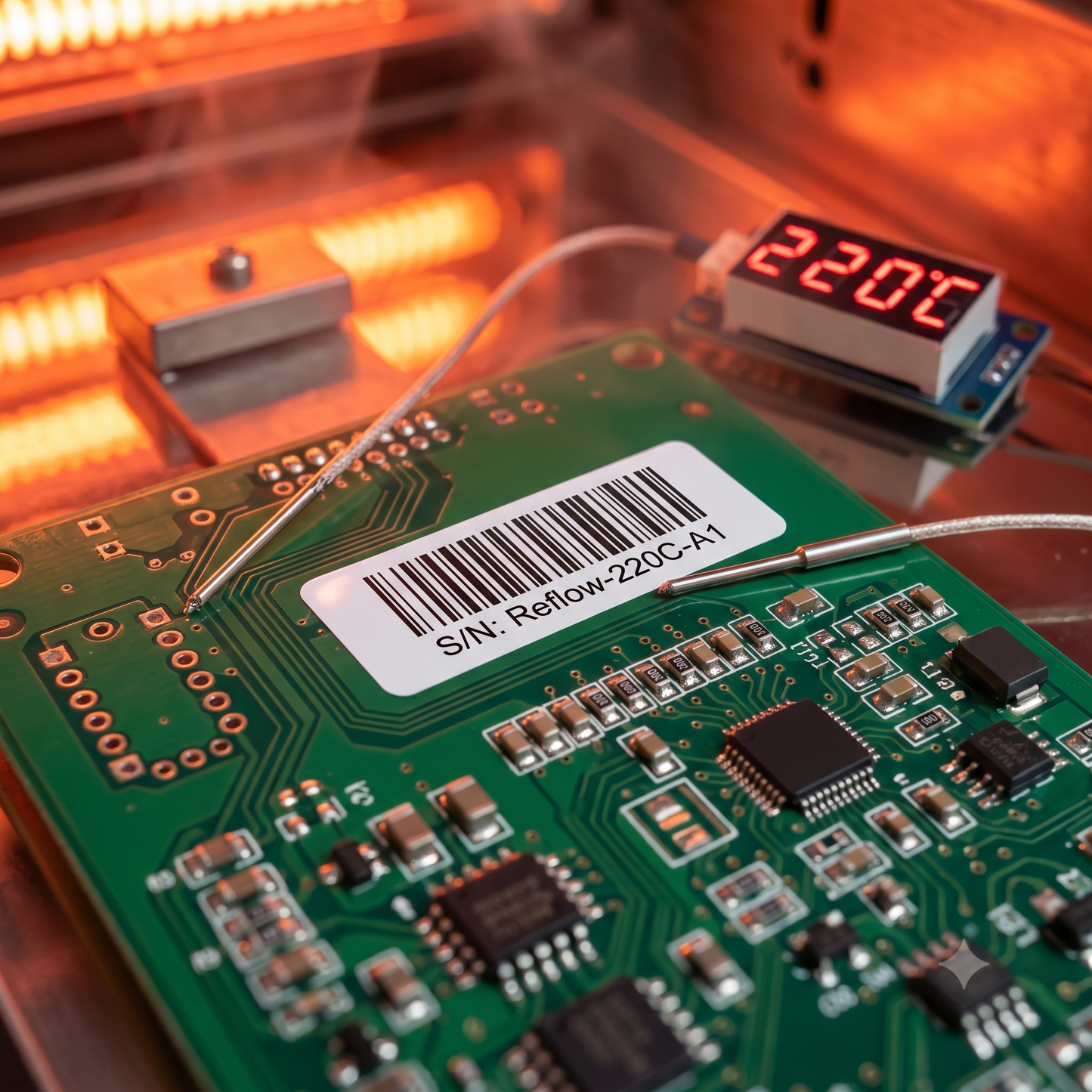 耗高溫亮白PET標籤紙 220℃|熱轉印全樹脂碳帶|SMT PCB電子汽車工業醫療適用|可訂製尺寸