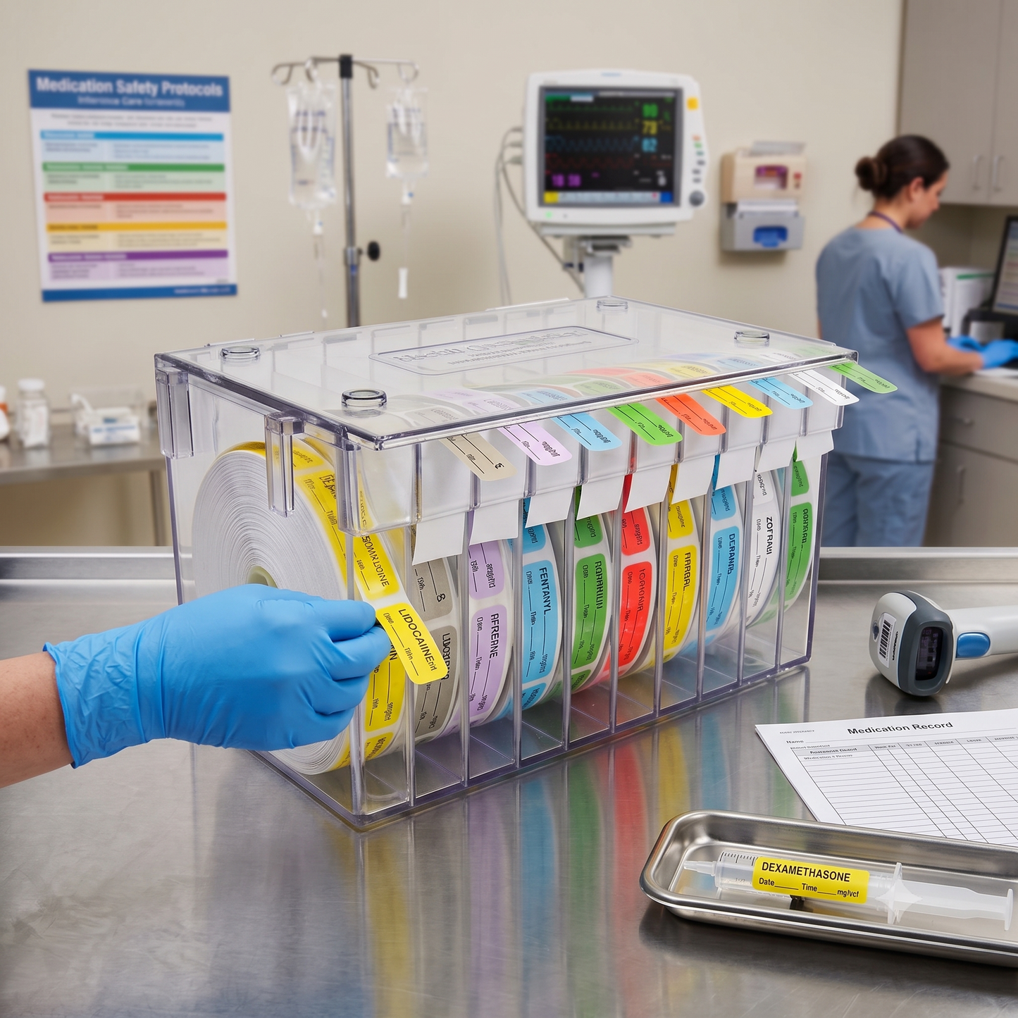 Medical Label Dispenser