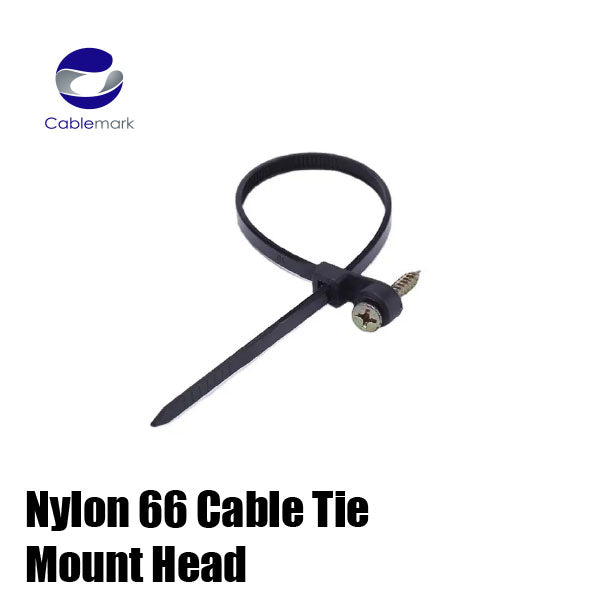 Nylon 66 Cable Tie - Mountable Head