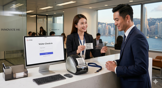 提升企業形象與安全：為何您的香港辦公室需要專業訪客名牌？
