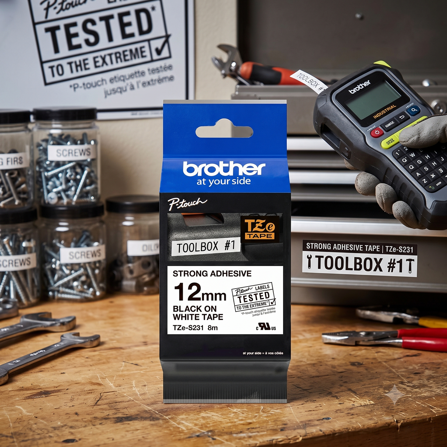Brother Extra Strong Adhesive Label Tape