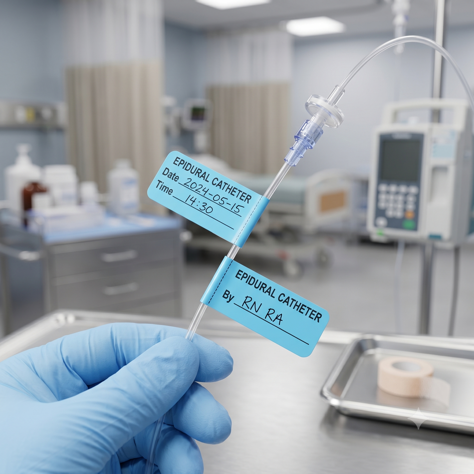 醫療導管標籤 | Medical Catheter Labels – 客製化醫療標籤專家