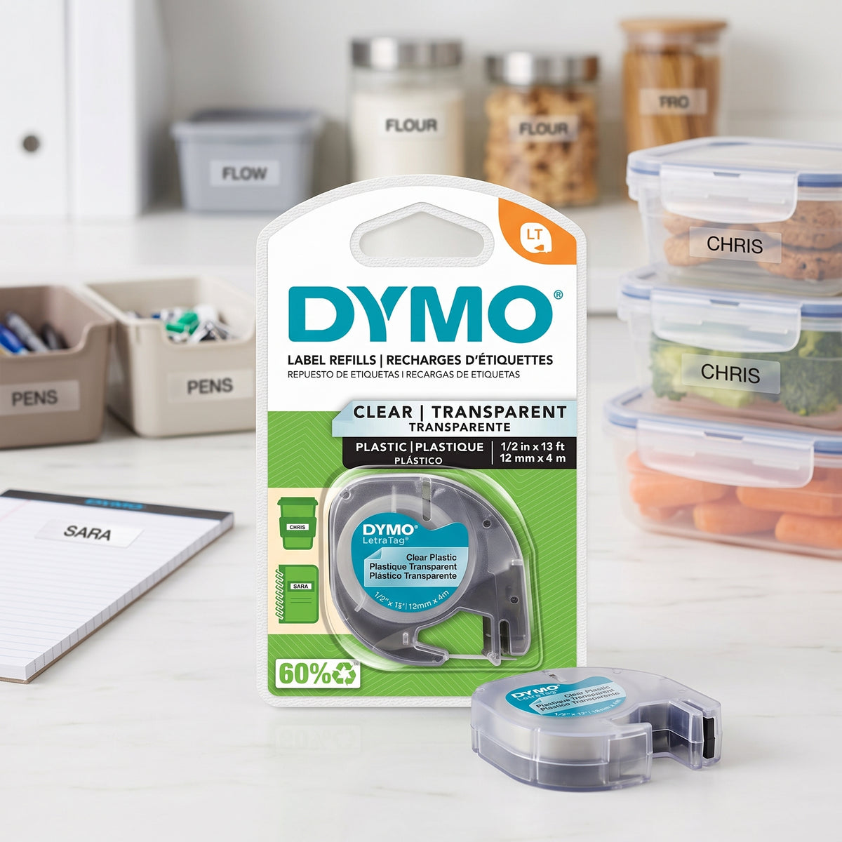 DYMO LetraTag label
