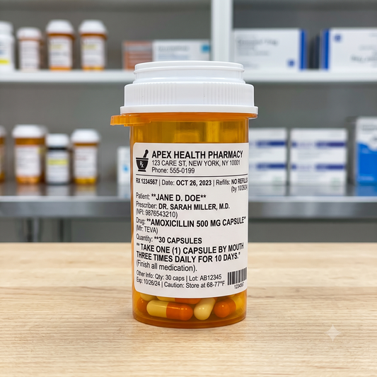 藥房處方標籤｜診所專用藥物標籤貼紙