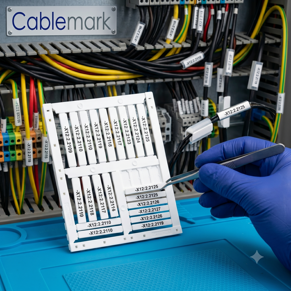 Cablemark 4mm 電線標記卡 | Wire Marker Card | 包印刷 即用 | Labelworld HK