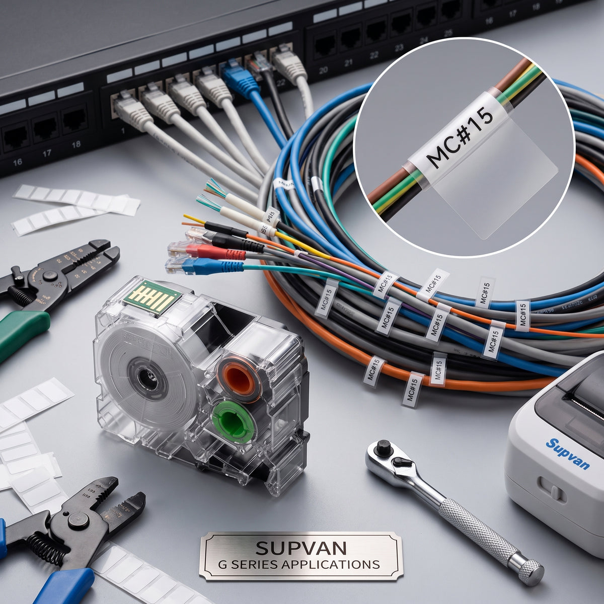 Supvan G15 Pro 手提式標籤打印機 | 藍牙連接・現場作業首選