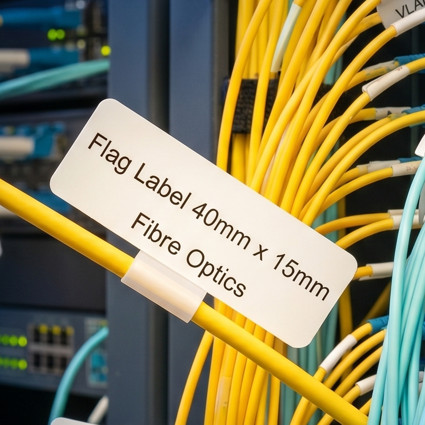 Cablemark 旗形標籤 Flag Label｜光纖電纜識別標籤