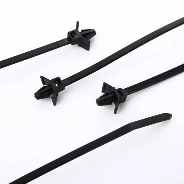 Nylon 66 推入式束線夾 — Push Mount 電纜紮帶