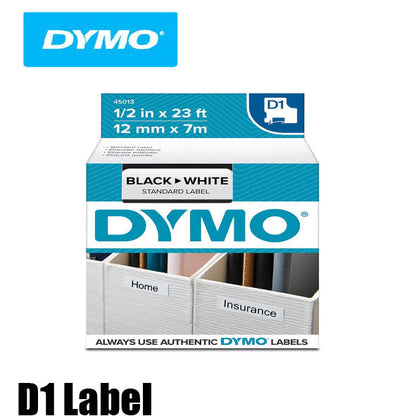 DYMO D1 Label Tapes | Compatible with DYMO LabelManager Label Makers | Multiple Colors and Sizes